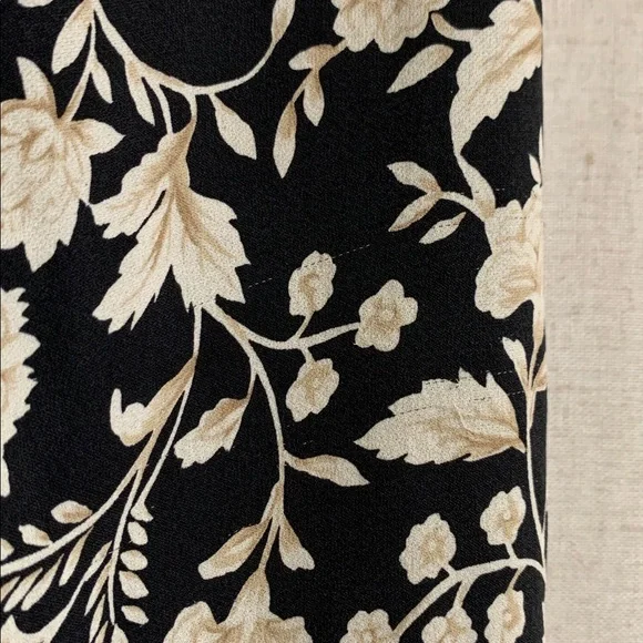 Talbots 1990’s 100% Silk Vintage Wrap Long Floral Elegant Formal Skirt 6 - Picture 10 of 11